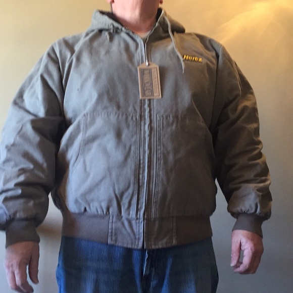 swingster Other - NWT Grey men’s Hooded Work Jacket